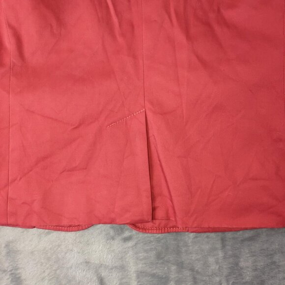 Talbots Womens 10P Red Petite Blazer Lightweight Lined Workwear Career Jacket - Picture 7 of 10